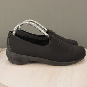 Abeo Smart 3450 Womens 8.5 Black Slip On Comfort Shoes